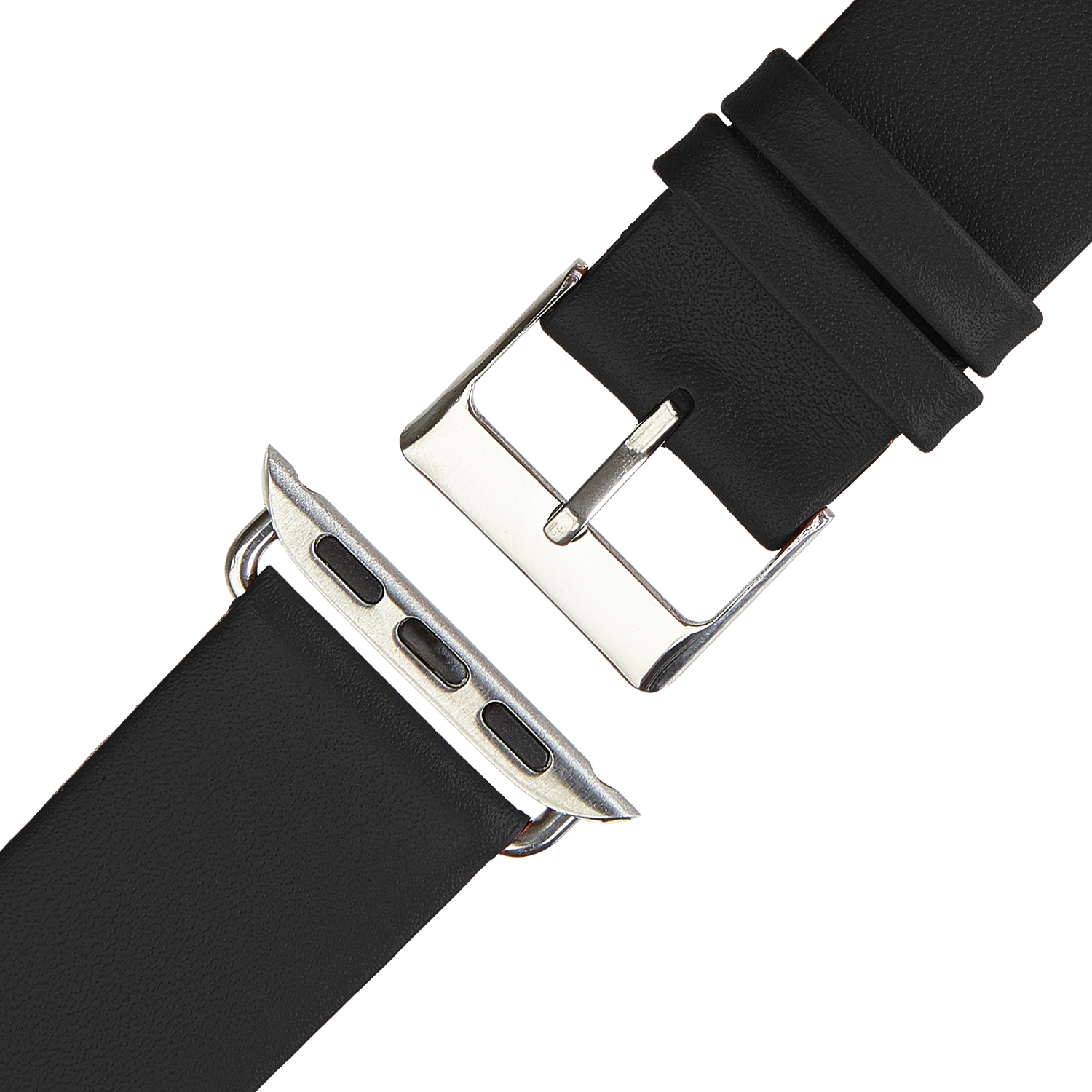 Wildery Ersatz Leder Armband für die Apple Watch Series 1 bis 7 mit Dornschließe