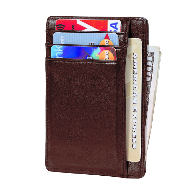 Wildery Kreditkarten bzw. Karten Etui mit Fotofach und RFID, NFC Schutz
