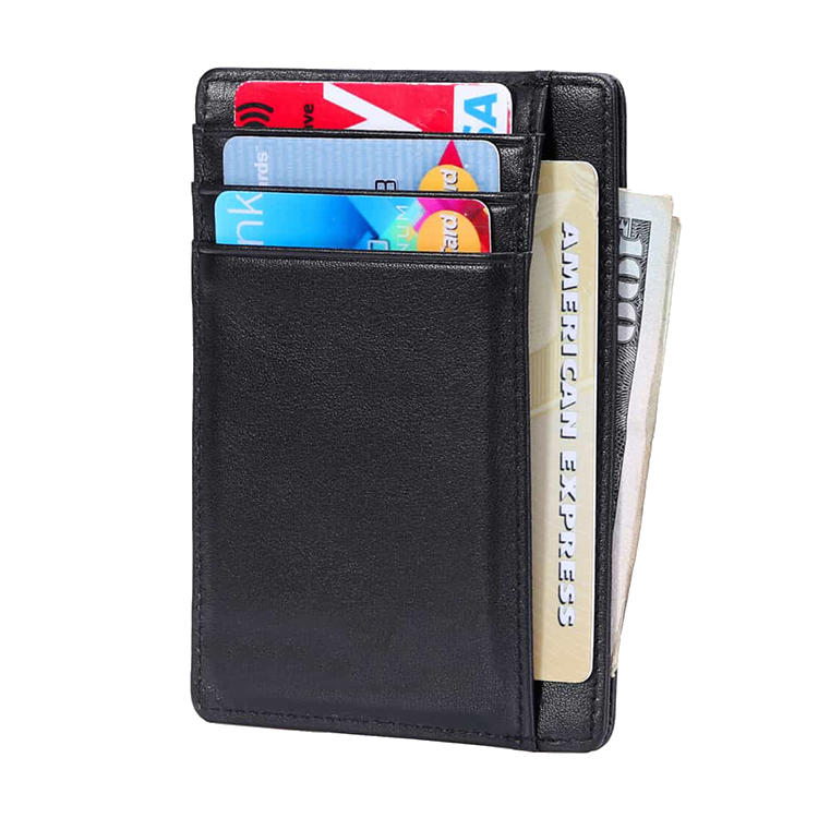 Wildery Kreditkarten bzw. Karten Etui mit Fotofach und RFID, NFC Schutz